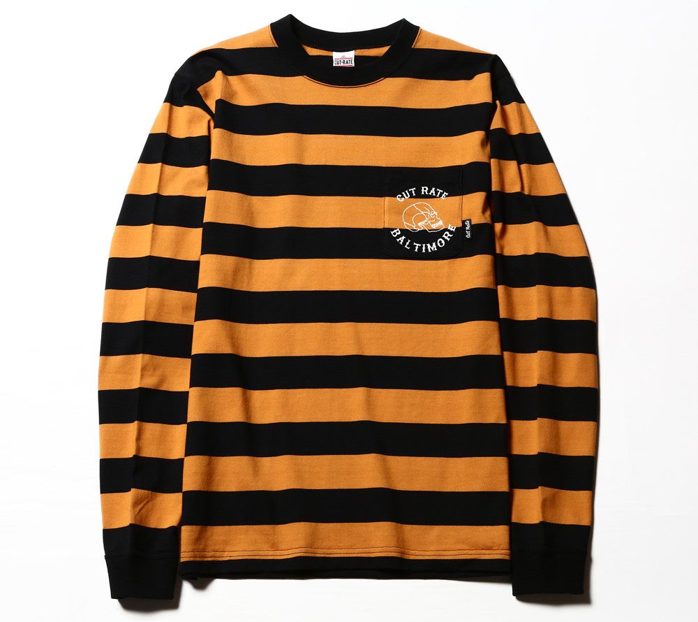 L/S STRIPE BORDER T-SHIRT