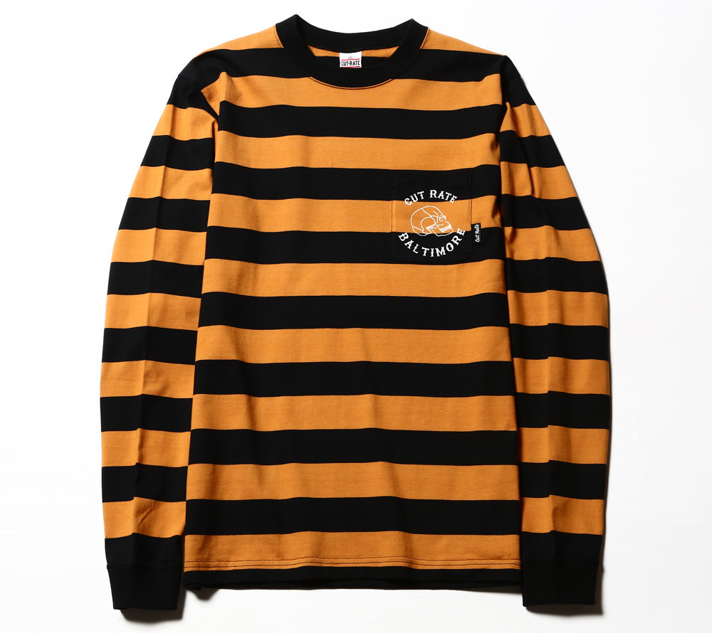 L/S STRIPE BORDER T-SHIRT