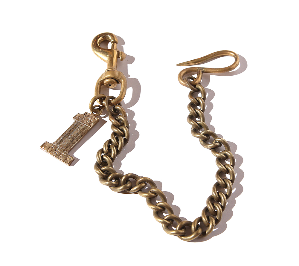 NO,1 LOGO CHARM WALLET CHAIN