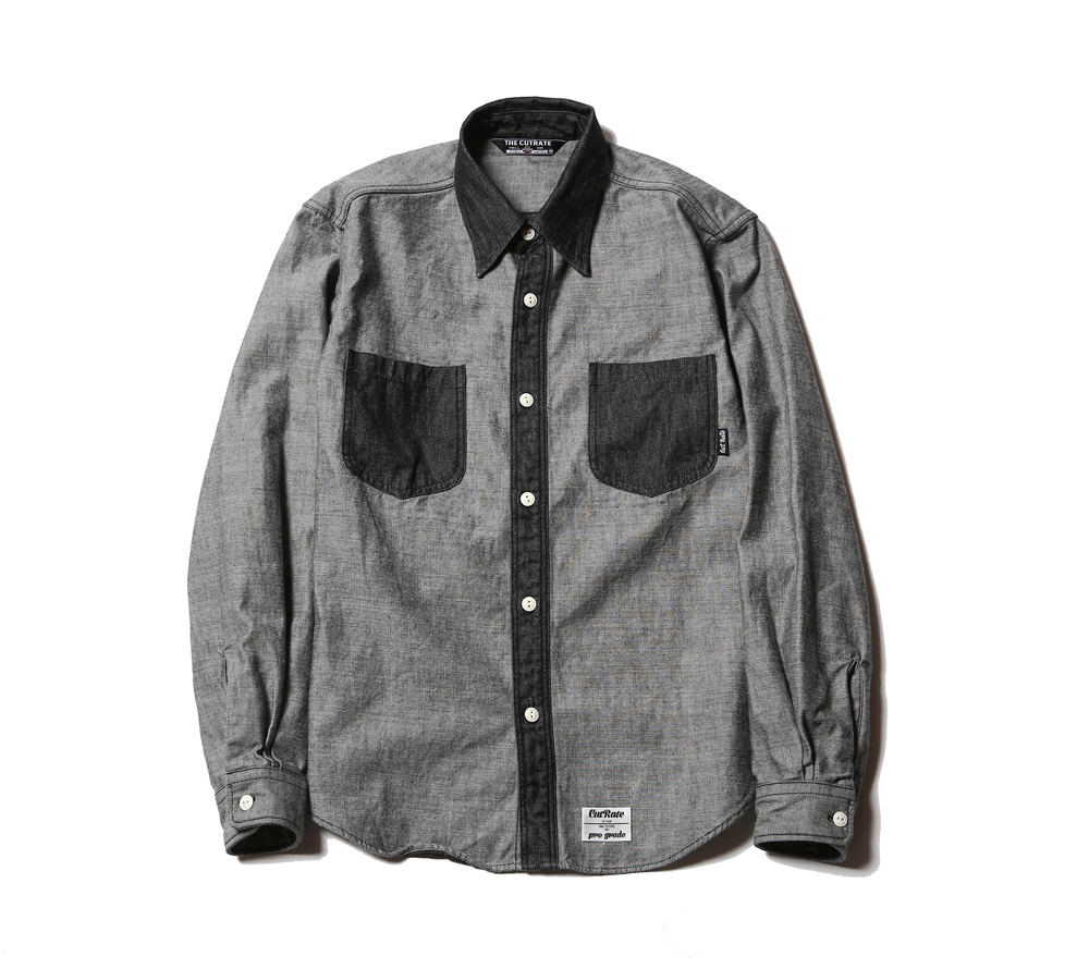 L/S LIGHT OZ DENIM SHIRT
