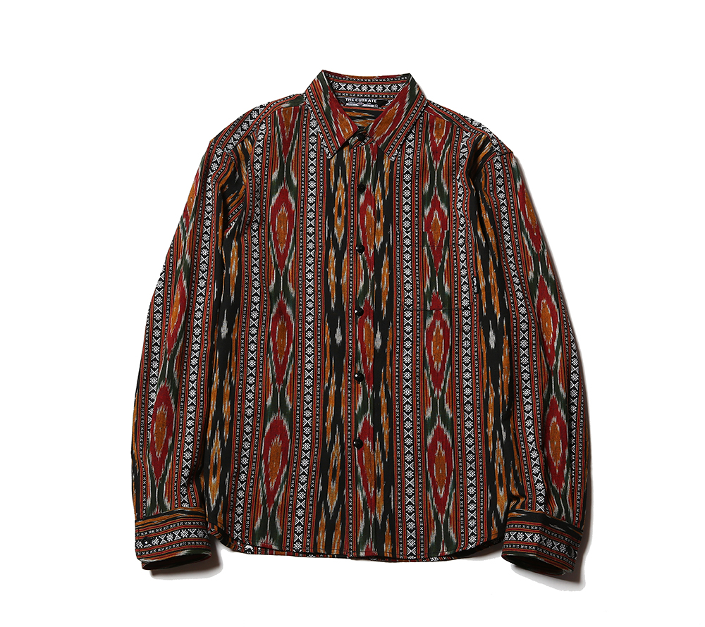 L/S NATIVE PATTERN SHIRT