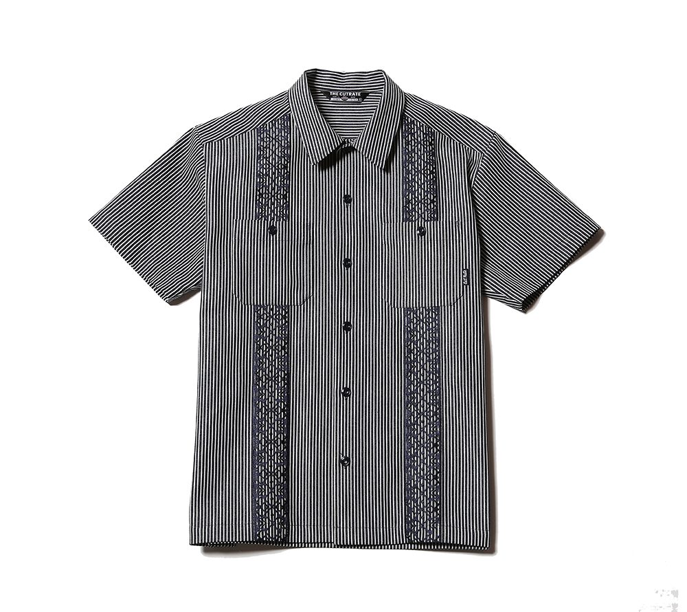S/S HICKORY GUAYABERA SHIRT