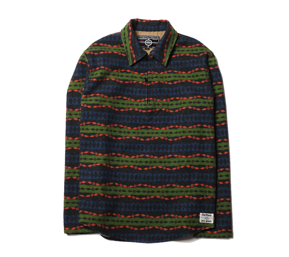 PULLOVER NATIVE BORDER L/S SHIRT