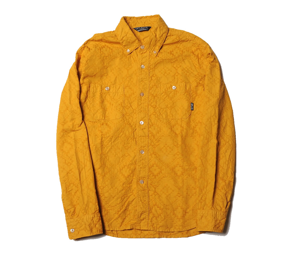 NATIVE PATTERN L/S B.D SHIRT
