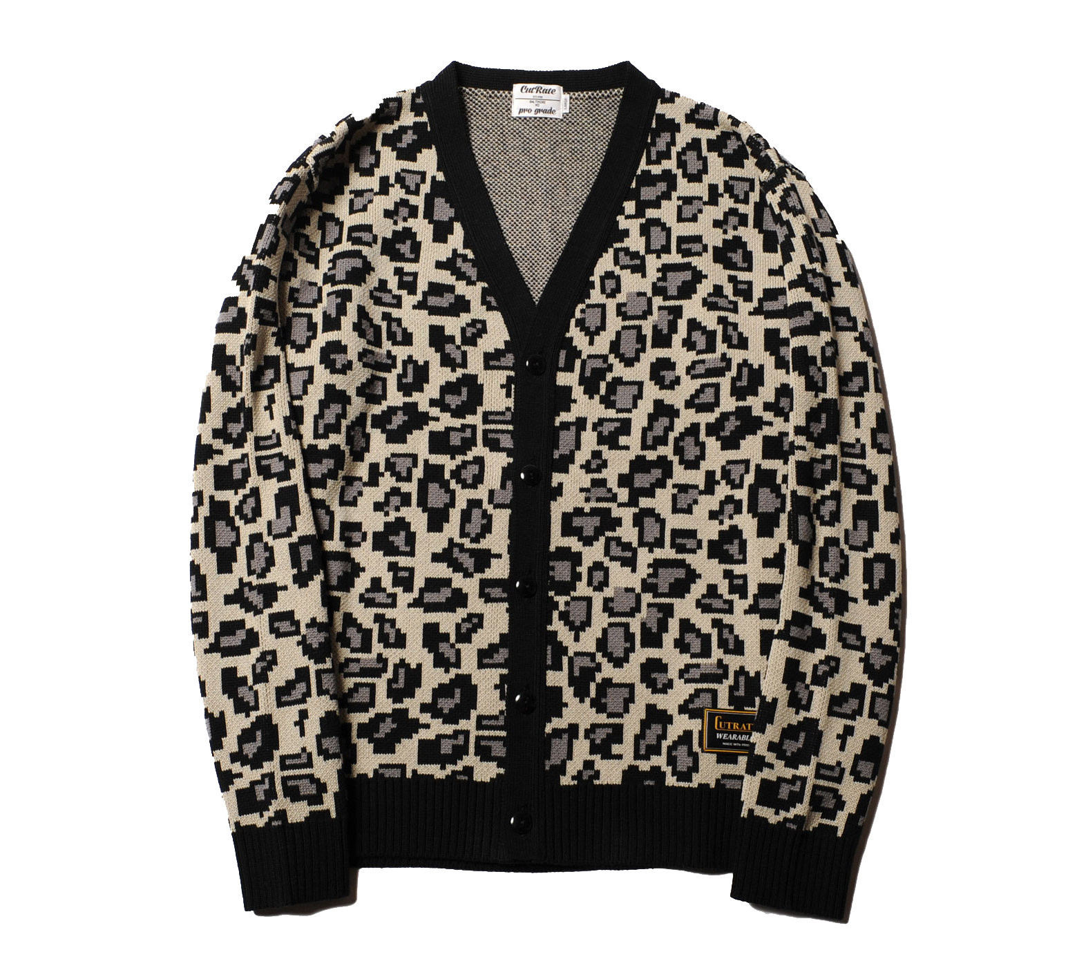 LEOPARD KNIT CARDIGAN