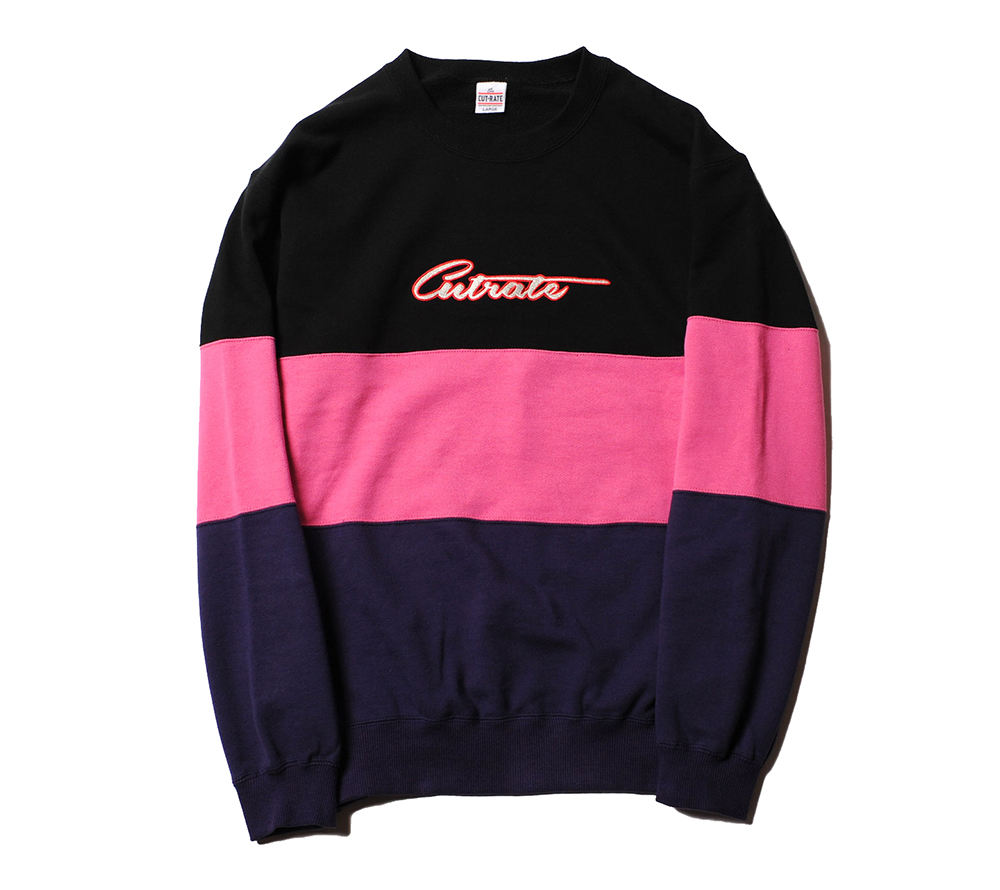 CRAZY PATTERN CREW NECK SWEAT