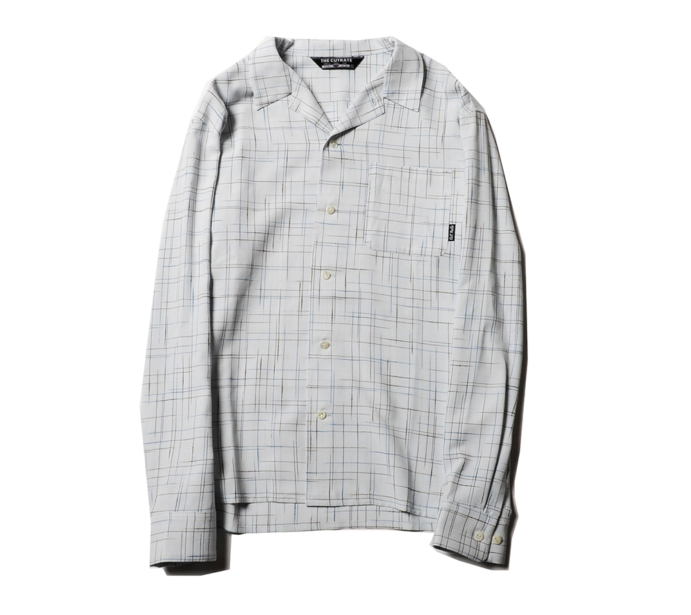 L/S SPLASHED PATTERN SHIRT