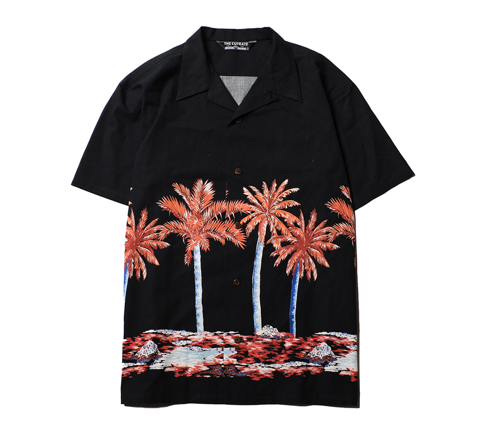 HAWAIIAN PATTERN S/S SHIRT
