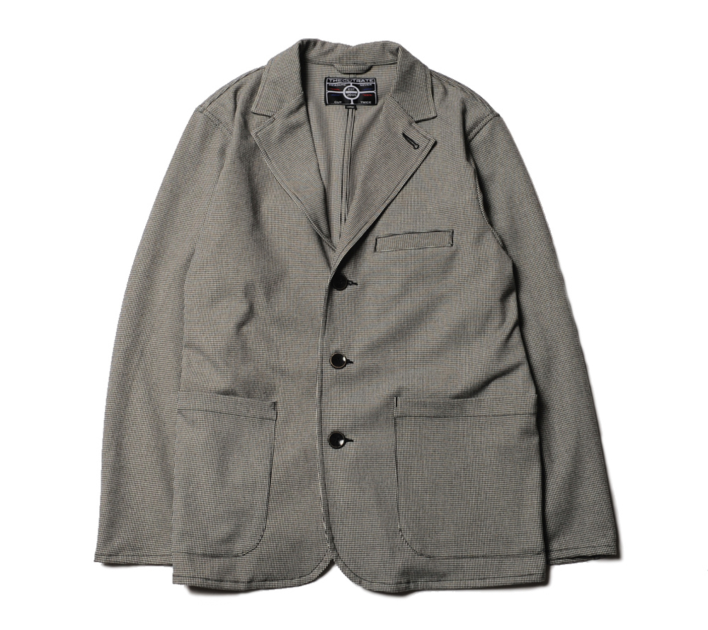 HOUNDSTOOTH PATTERN JACKET