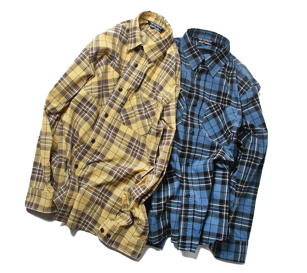 SPRING CORDUROY CHECK SHIRT