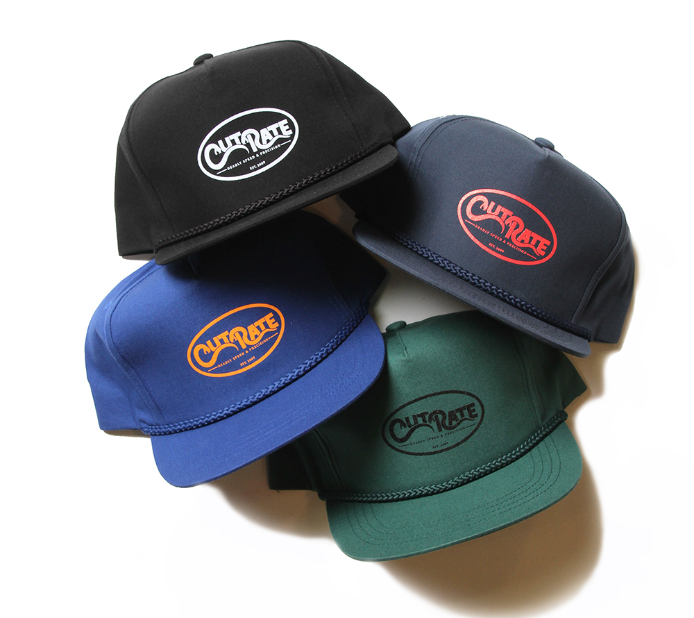 SNAKE LOGO PRINT TRUCKER CAP