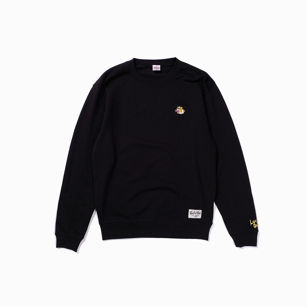 LEOPARD LOG CREW SWEAT