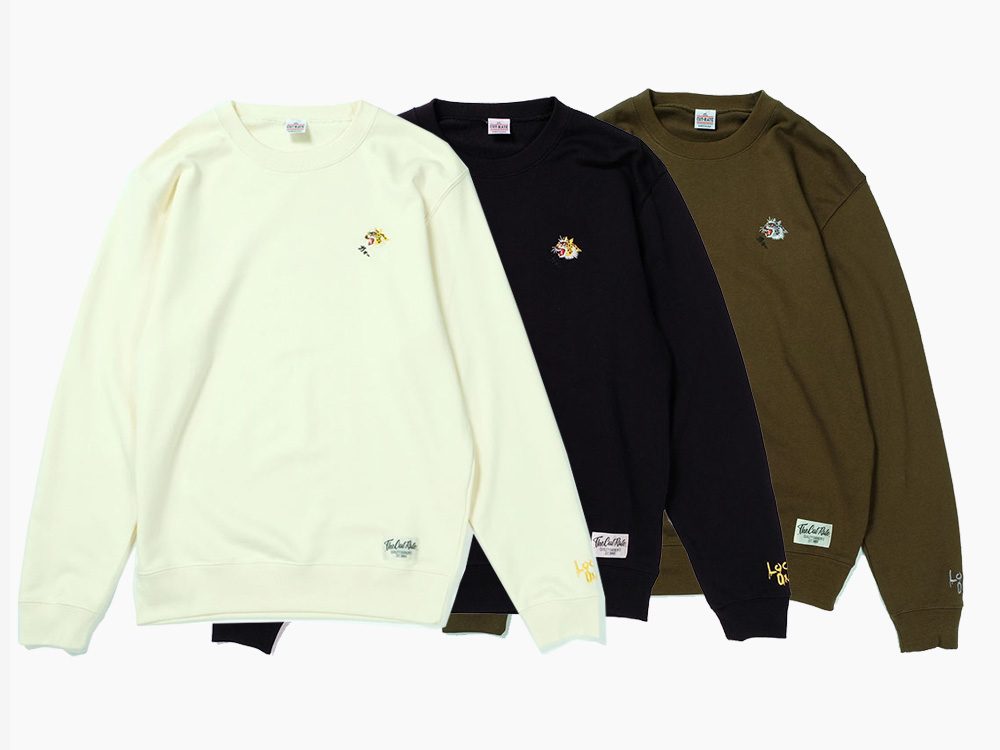 LEOPARD LOG CREW SWEAT