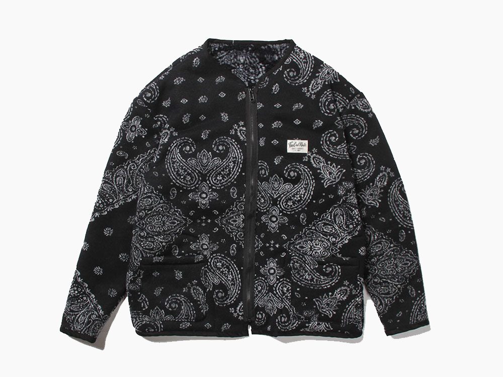 PAISLEY REVERSIBLE BOA JACKET