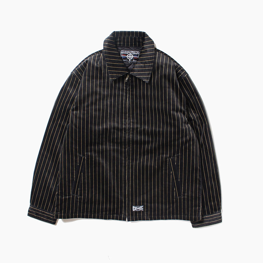 VELOUR STRIPE JACKT