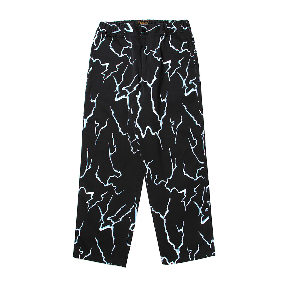 THUNDER PATTERN TWILL WORK EASY PANTS