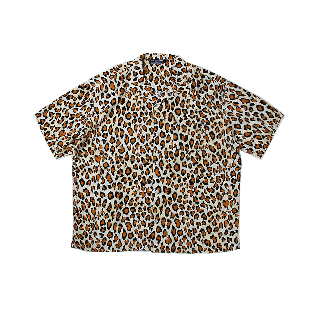 HEART LEOPARD RAYON SHIRT