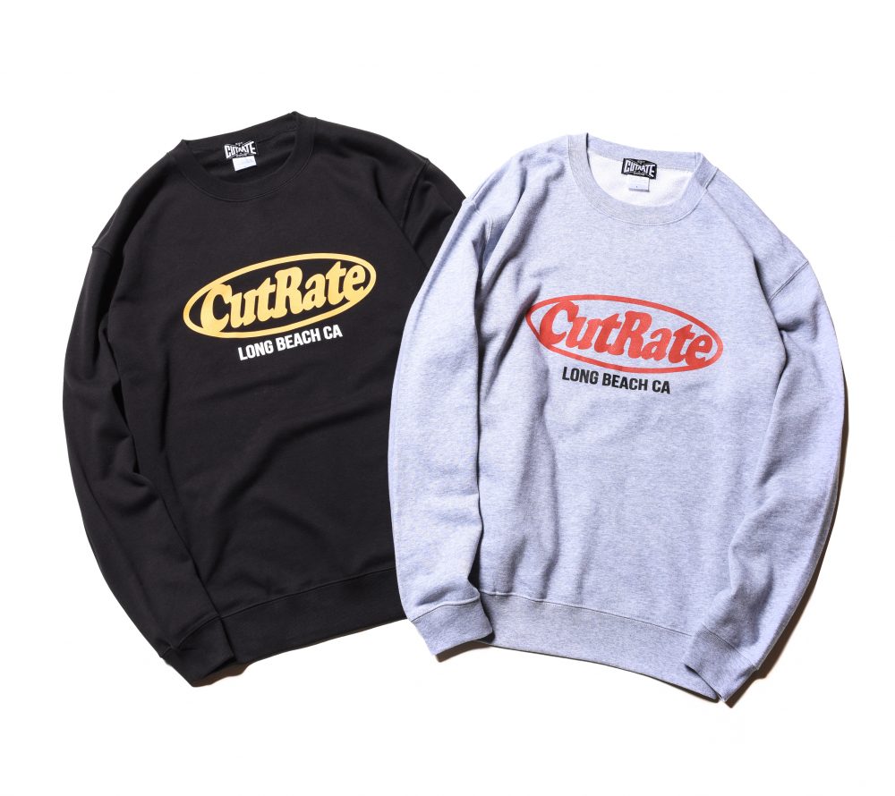 CUTRATE LOGO L/S SWEAT SHIRT