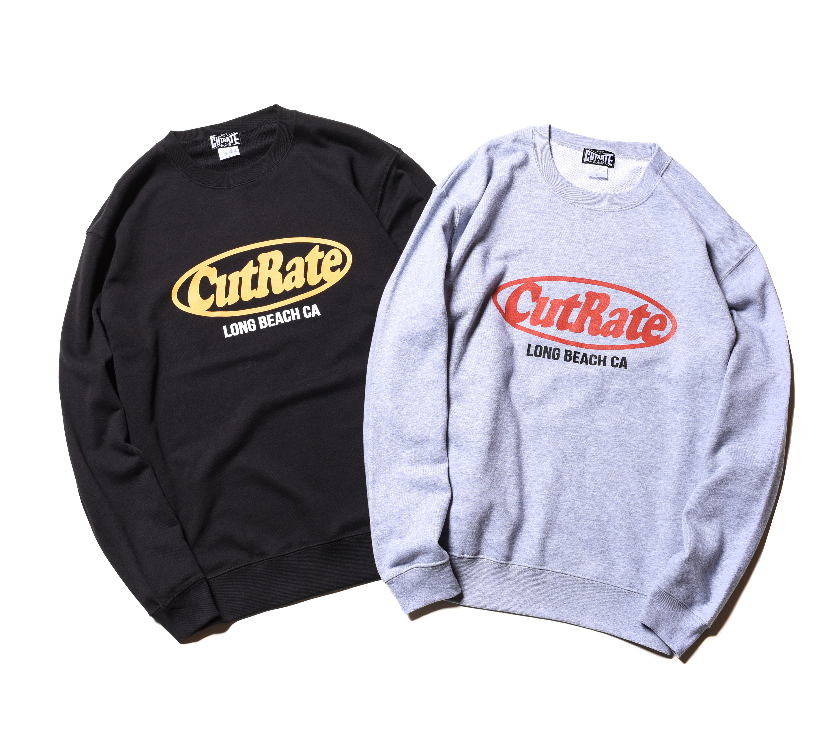 CUTRATE LOGO L/S SWEAT SHIRT