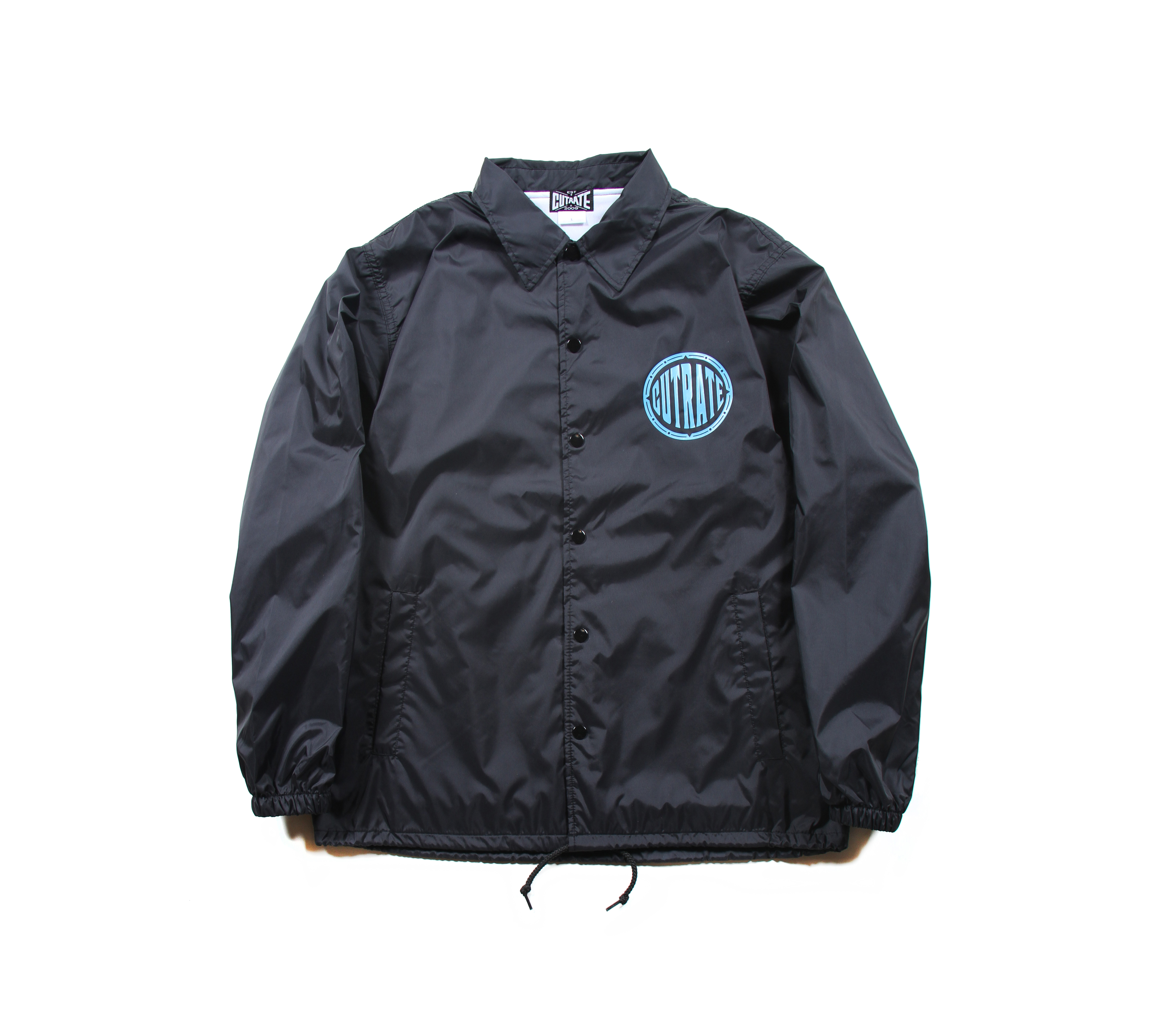 CUTRATE BEACH CITY CA NYLON COACH JACKET