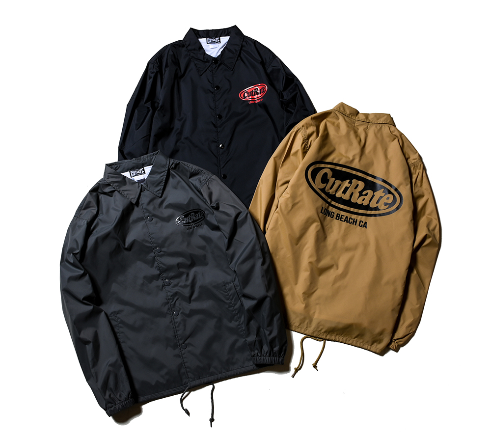 CUTRATE LOGO NYLON COACH JACKET