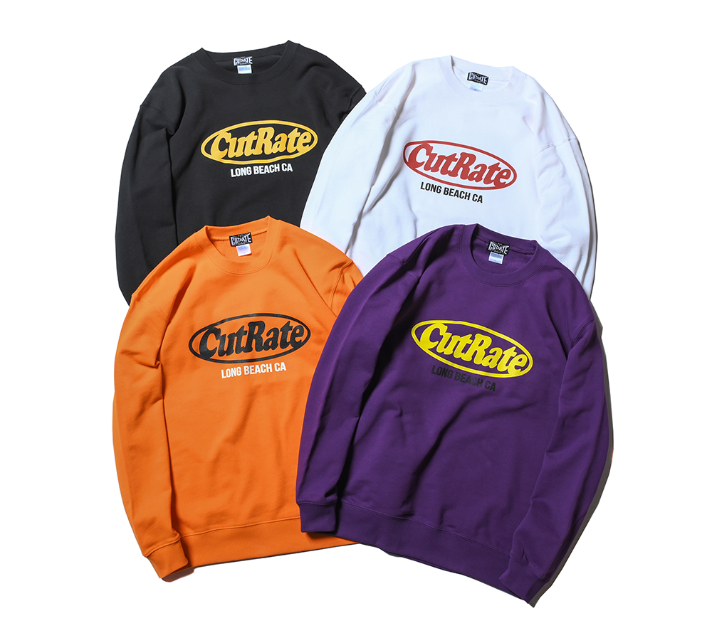 CUTRATE LOGO L/S SWEAT SHIRT