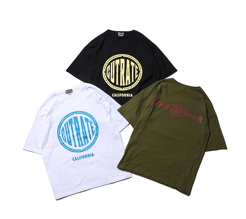 CUTRATE BEACH CITY CA DROPSHOULDER S/S -T-SHIRT