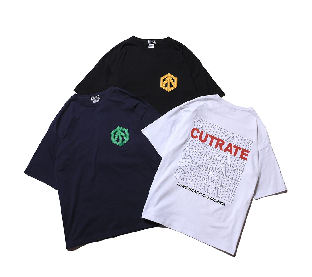 CUTRATE ADDICITON LOGO DROPSHOULDER S/S -T-SHIRT