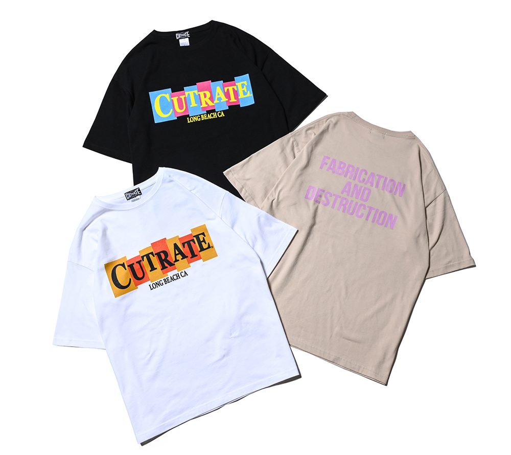 CUTRATE JUNK LOGO DROPSHOULDER S/S T-SHIRT