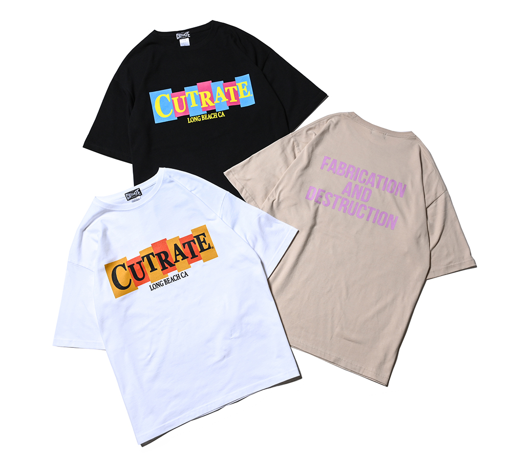 CUTRATE JUNK LOGO DROPSHOULDER S/S T-SHIRT