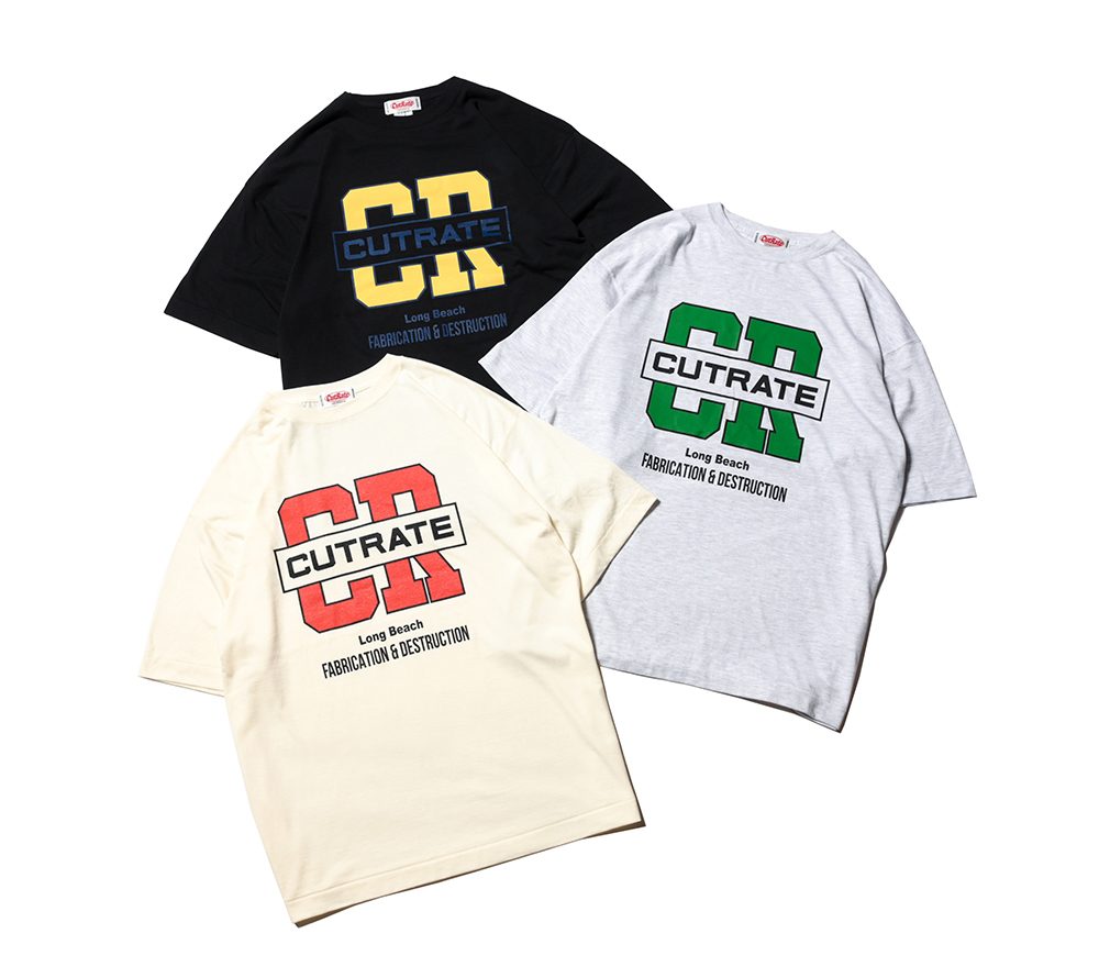 CUTRATE FOOTBALL TEAM LOGO DROPSHOULDER S/S T-SHIRT