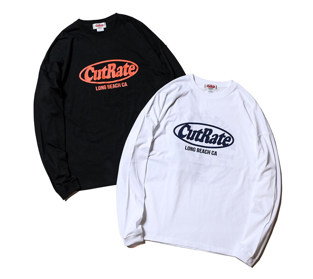 ×VENICE8 COFFEE HOUSE®︎ CAFE DOG DROPSHOULDER  L/S T-SHIRT