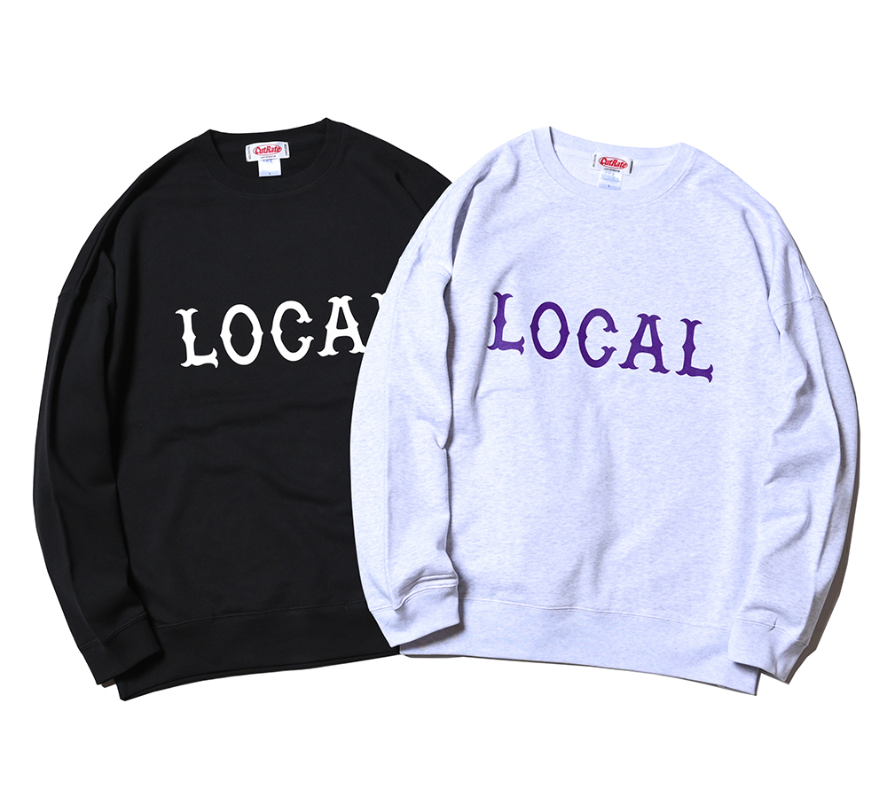 CLASSIC LOCAL LOGO DROPSHOULDER CREW NECK SWEAT