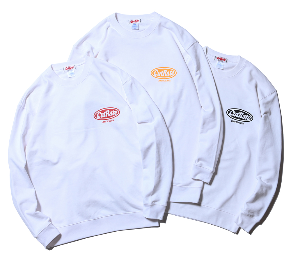 CUTRATE LOGO CREW NECK SWEAT