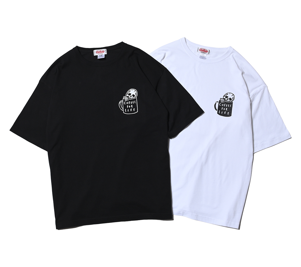 SKULLS COFFEE LOGO DROPSHOULDER S/S T-SHIRT
