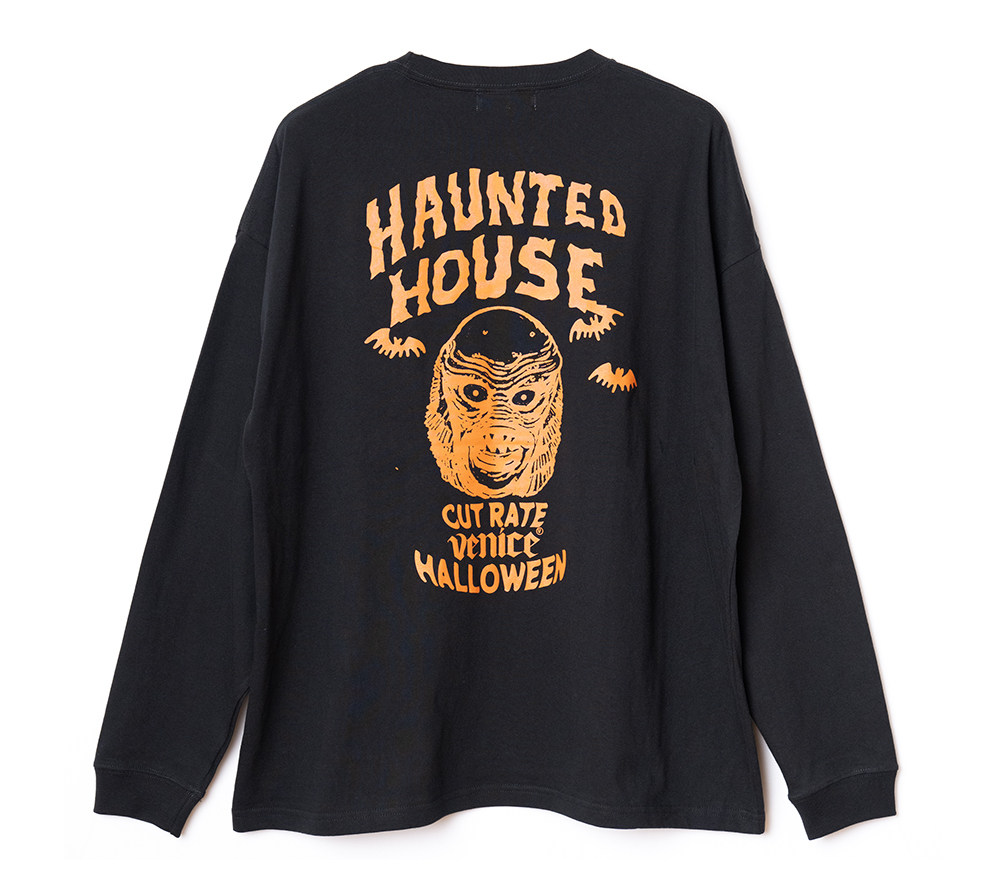 HORROR NIGHT DROP SHOULDER L/S TEE ＜MERMAN＞