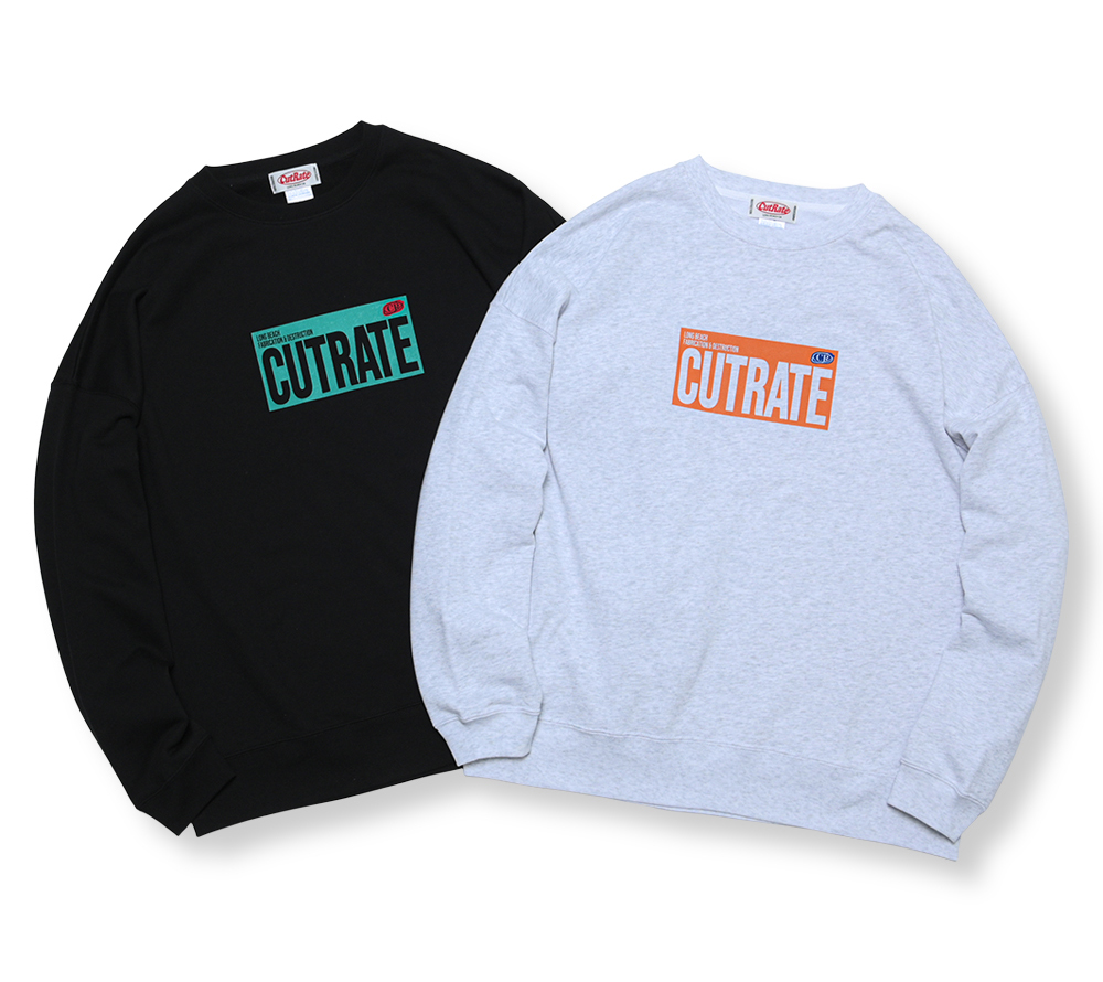 CUTRATE BOX LOGO CREW NECK SW
