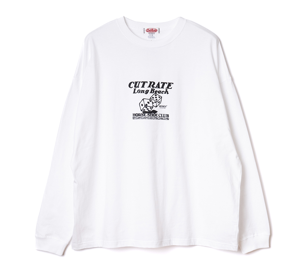 ×VENICE8 COFFEE HOUSE DICE DROP SHOULDER L/S TEE