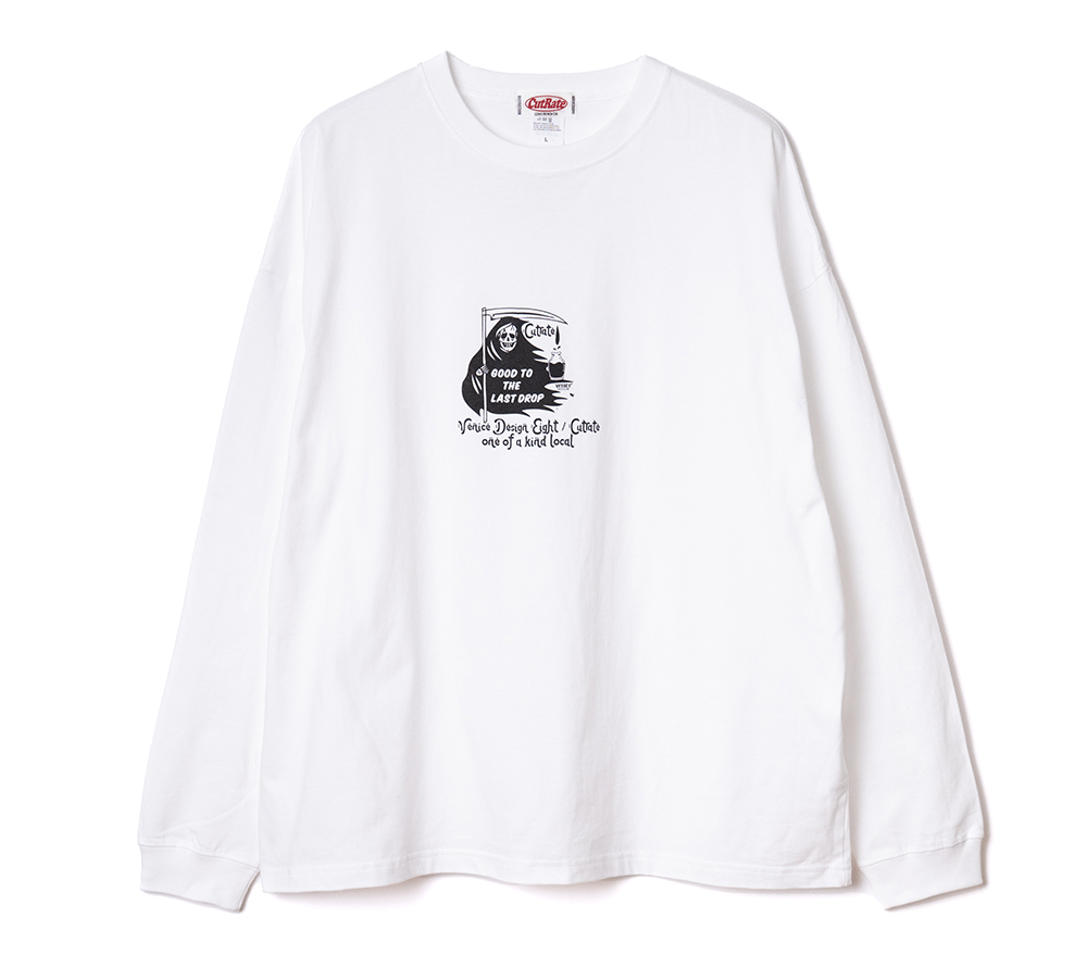×VENICE8 COFFEE HOUSE G.O.D DROP SHOULDER L/S TEE