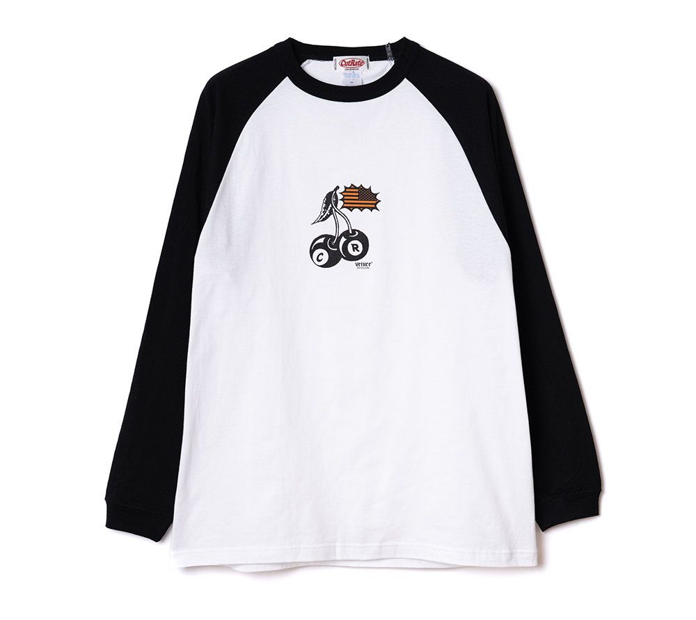 ×VENICE8 COFFEE HOUSE CR CHERRY BOMB R/S TEE