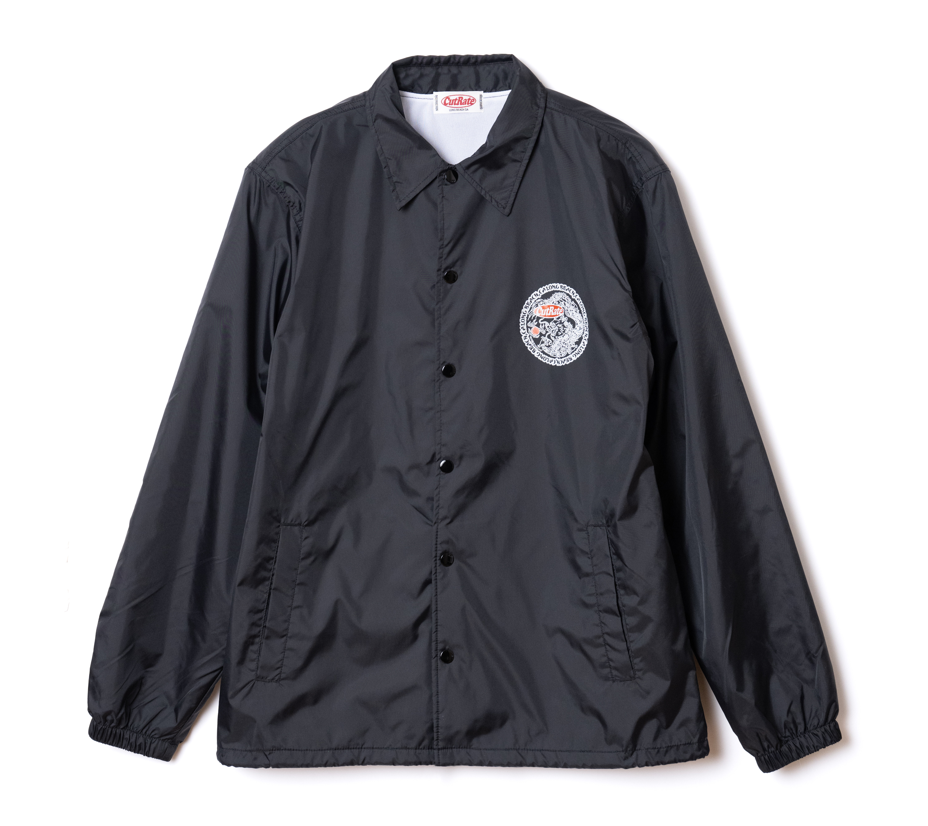 LONG BEACH CA DRAGON NYLON COACH JACKET