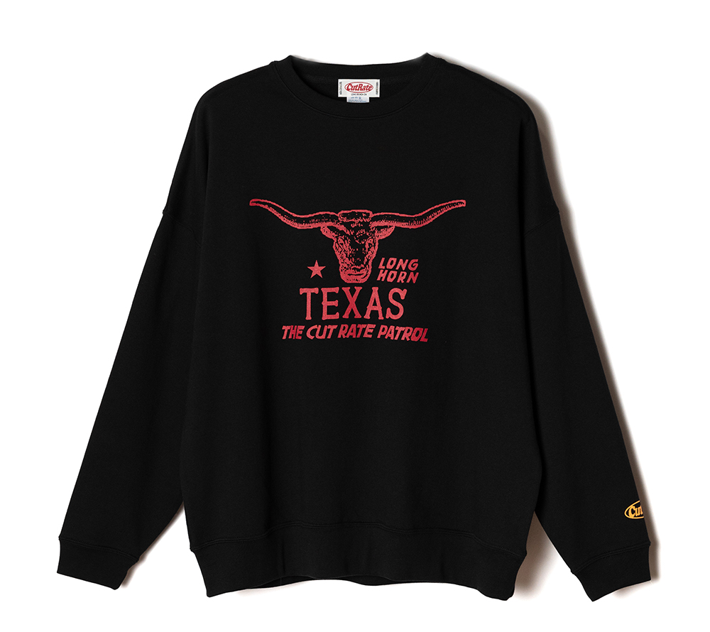 CUTRATE TX LOGO CREW NECK SW