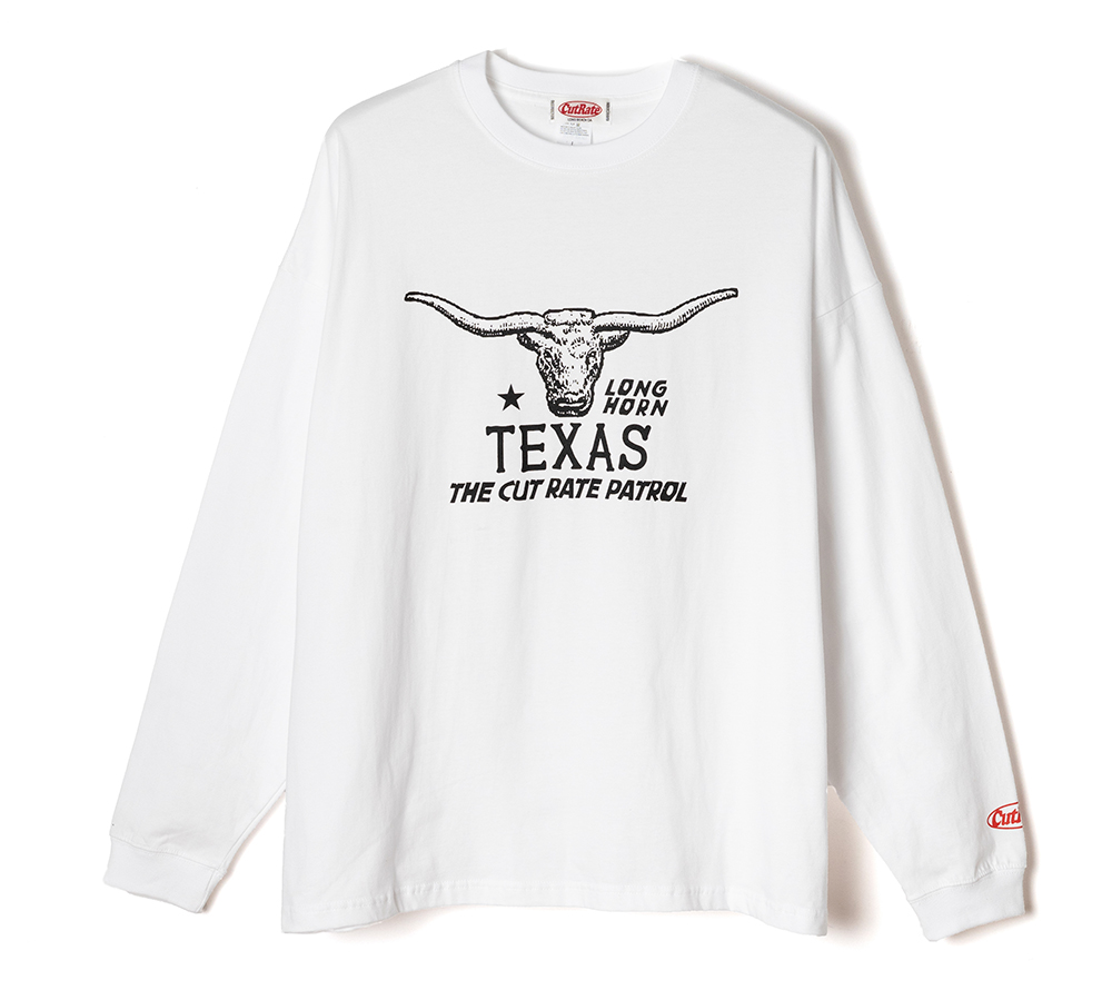CUTRATE TX LOGO DROPSHOULDER L/S TEE
