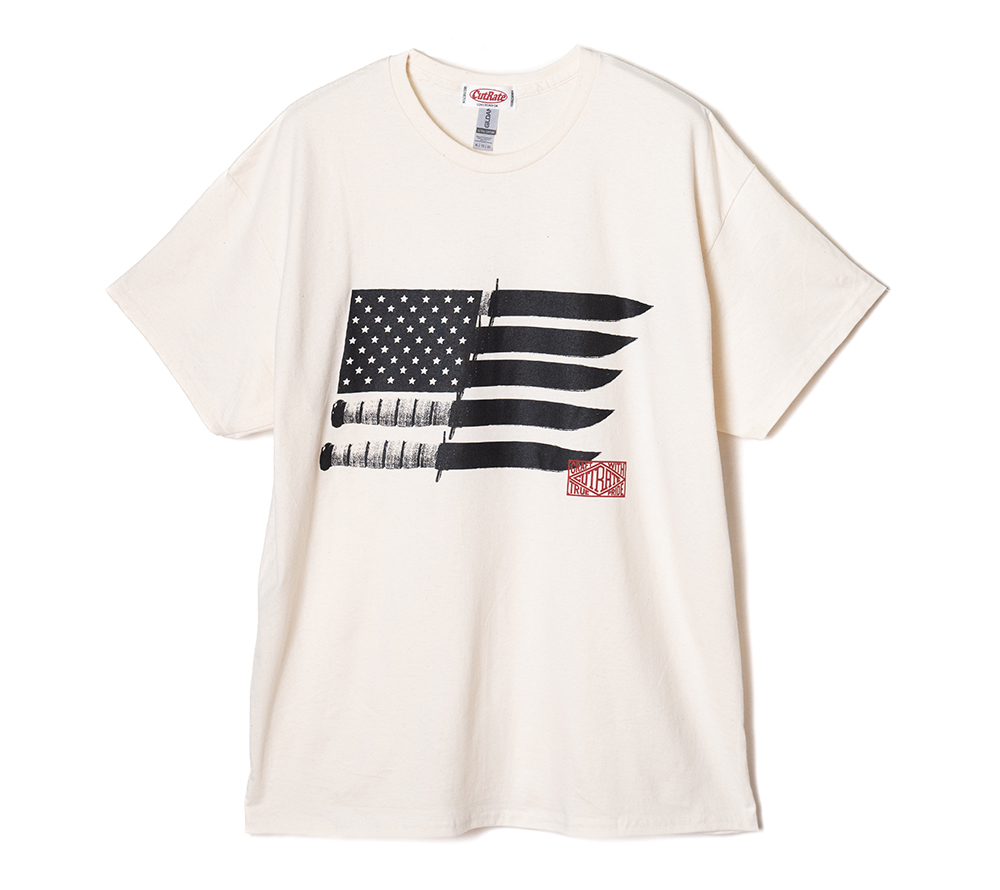 KNIFE FLAG LOGO S/S TEE
