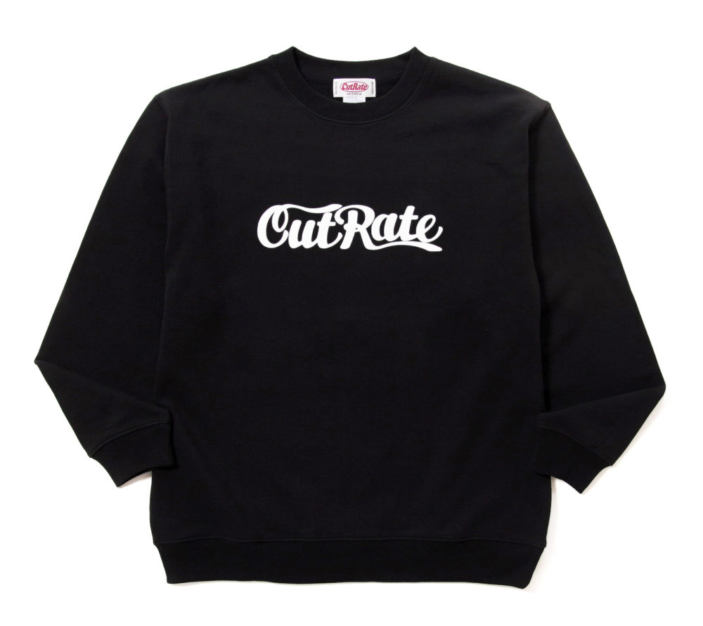CUTRATE LOGO CREW NECK SWEAT