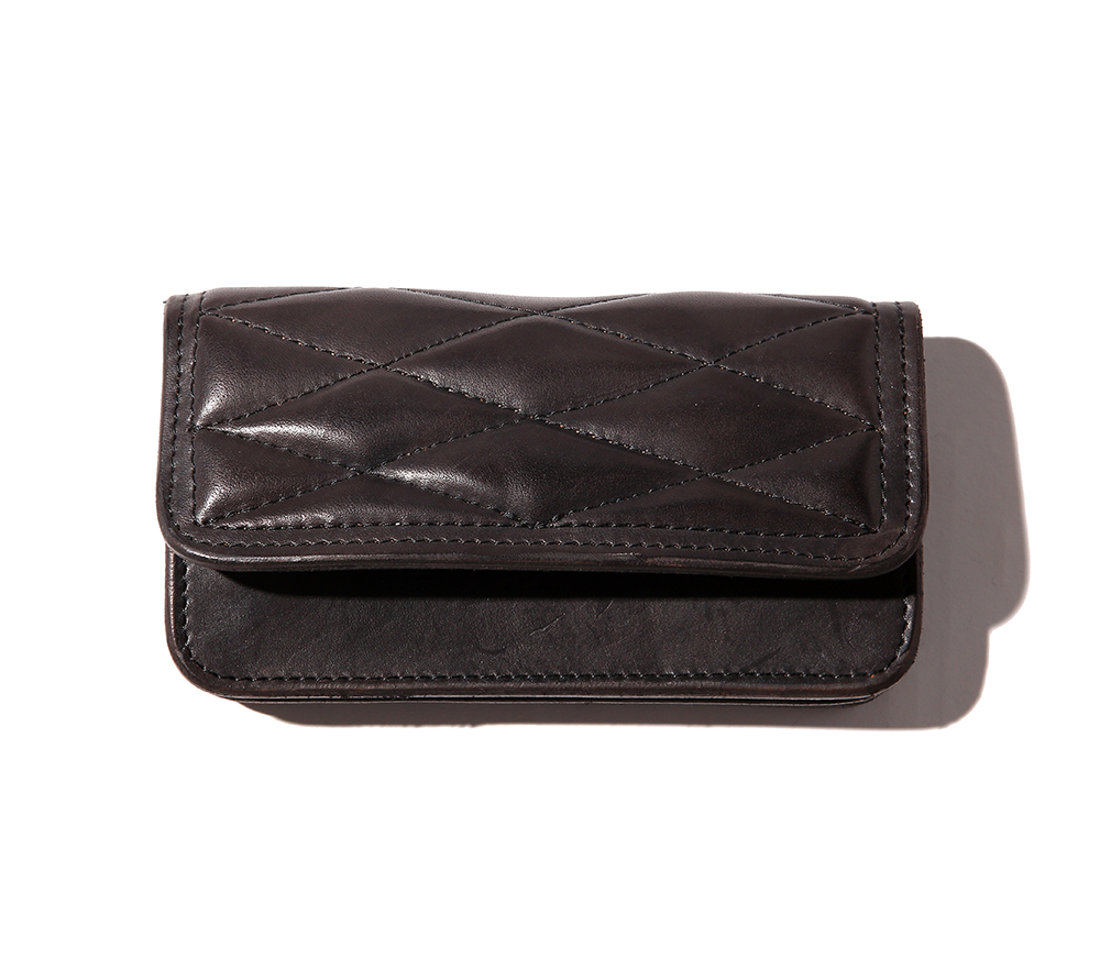 QUILTING LEATHER LONG WALLET