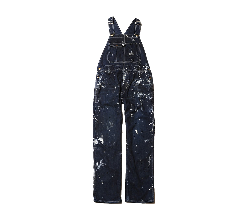 USED PAINTING DENIM OVERALL