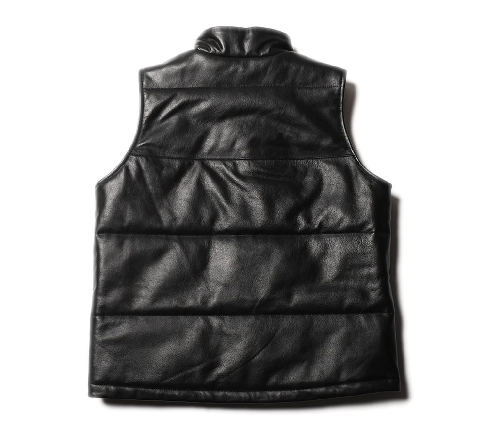 CUTRATE — QUILTING LEATHER VEST