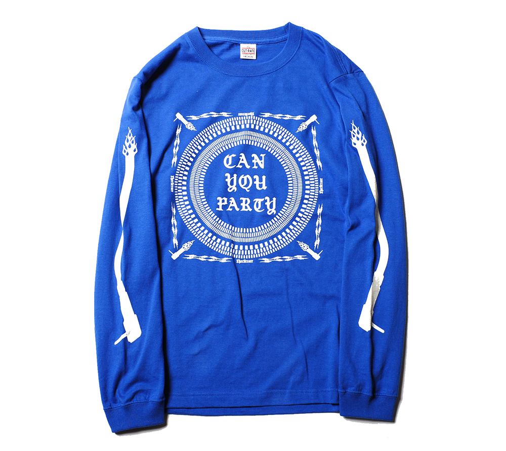 CAN YOU PARTY L/S PRINT T-SHIRT