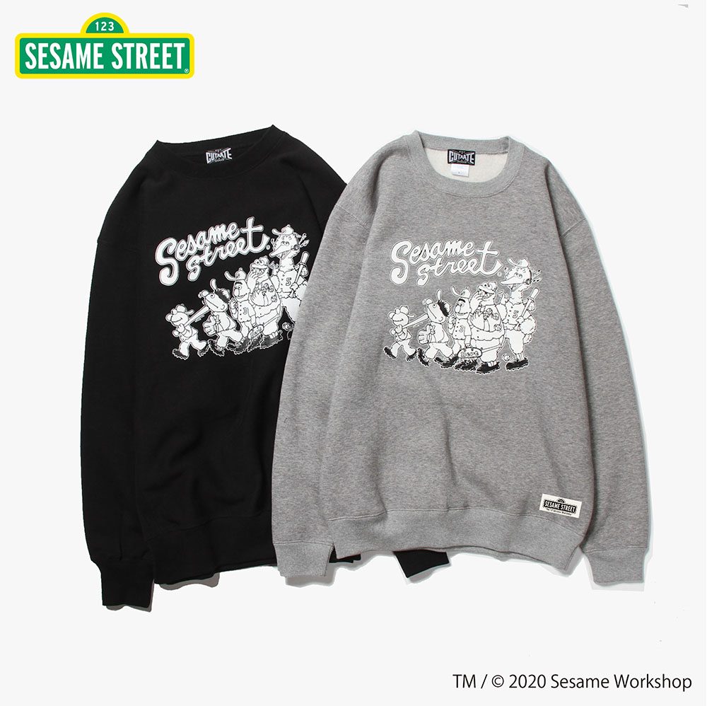 CUTRATE — SESAME STREET CREW SWEAT